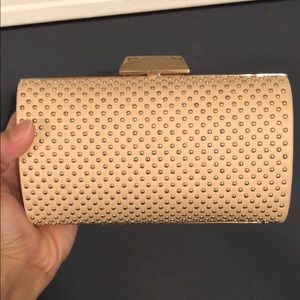 Guess gold clutch